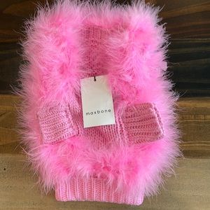 maxbone x Chrisitan Cowan Jumper Hot Pink Dog Sweater
